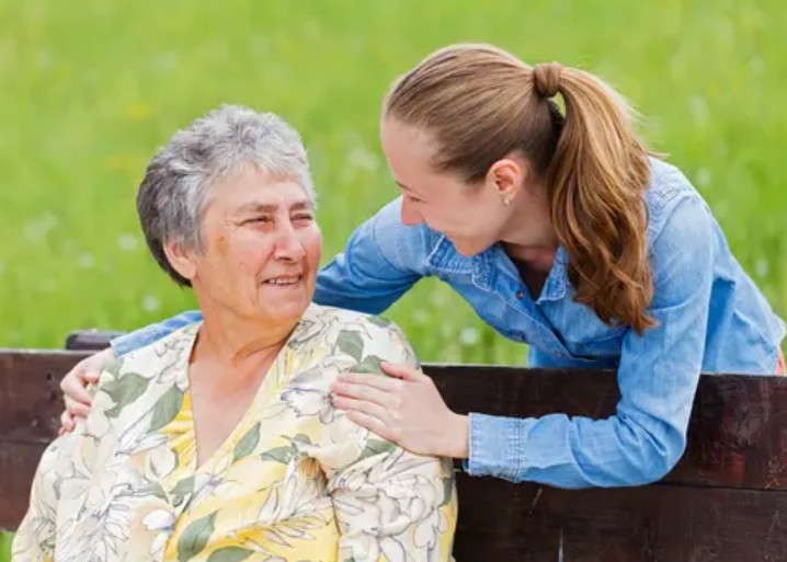 Caregiver providing respite support