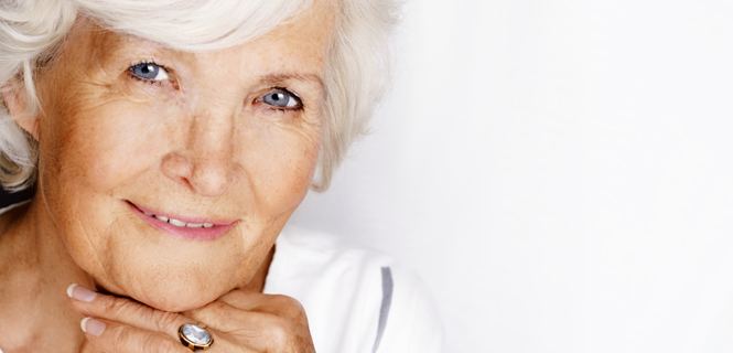 Peaceful senior at home receiving compassionate care