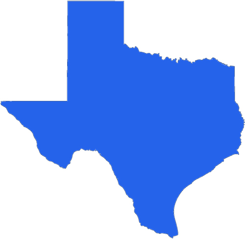 Map of Texas showing Life Foundation Home Care service coverage across the entire state